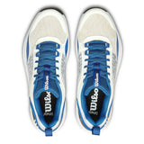 Wilson Hurakn PRO V2 Men Padel Shoes | White & Deja Vu Blue & Black