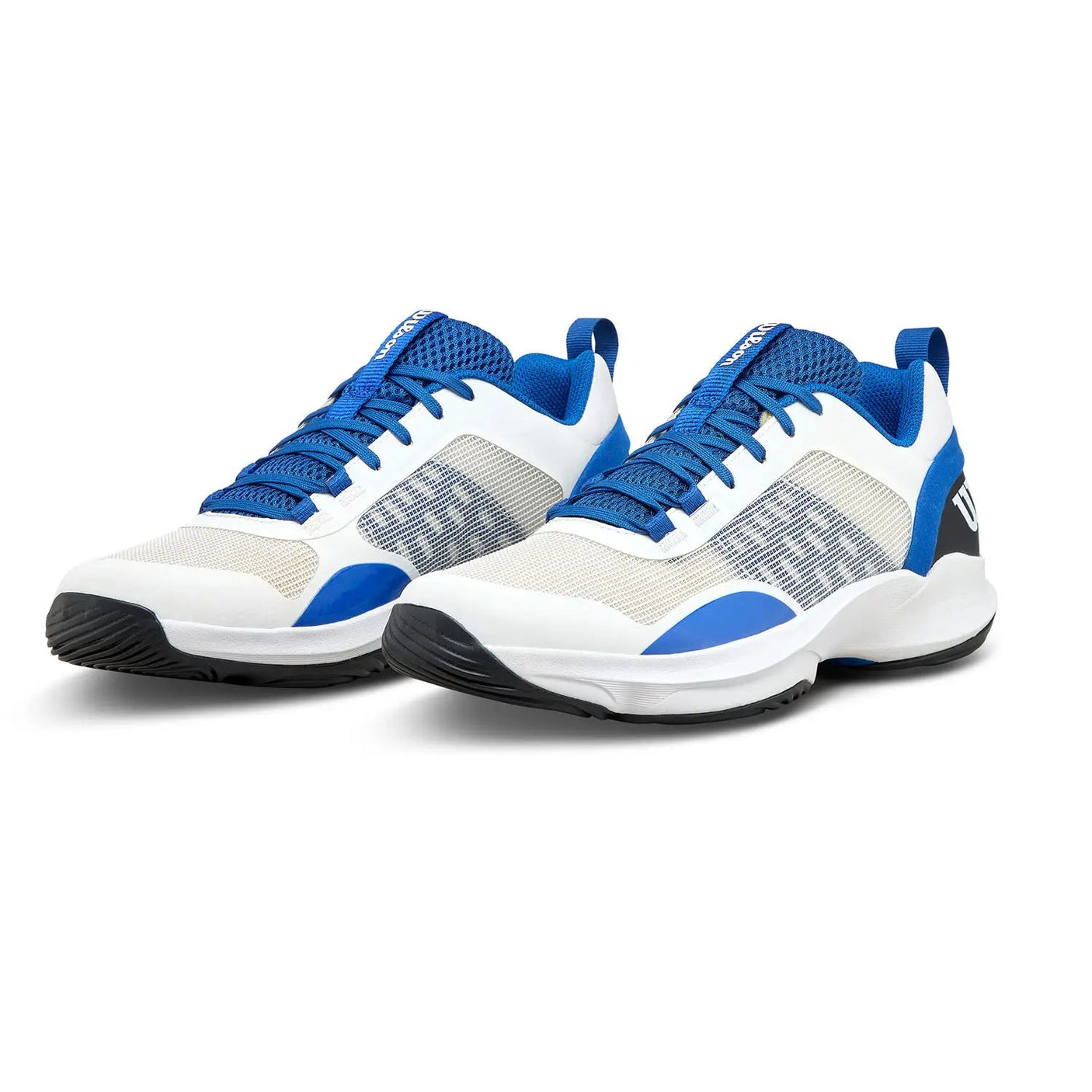 Wilson Hurakn PRO V2 Men Padel Shoes | White & Deja Vu Blue & Black