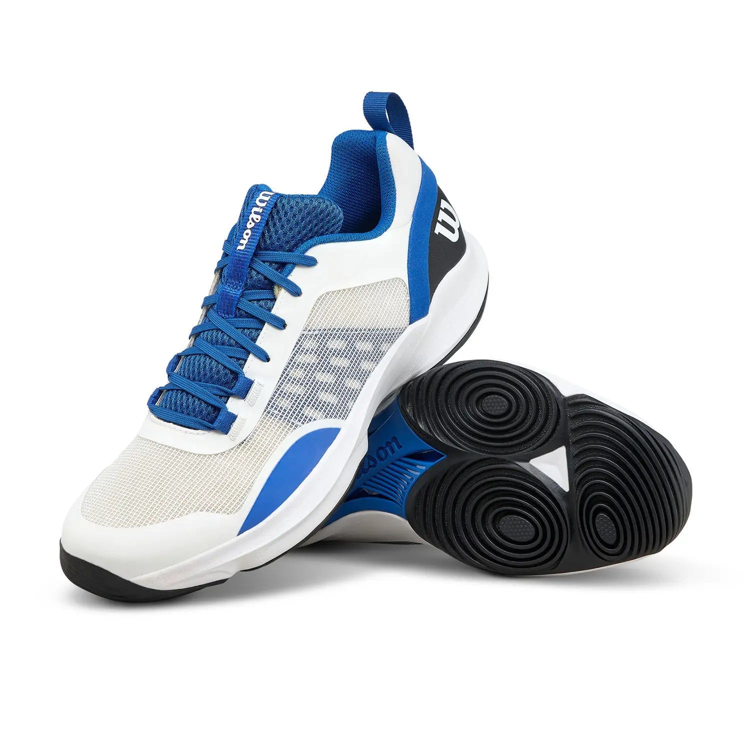 Wilson Hurakn PRO V2 Men Padel Shoes | White & Deja Vu Blue & Black