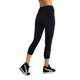 inPhorm NYC Zone Capri Legging - Black/Silver