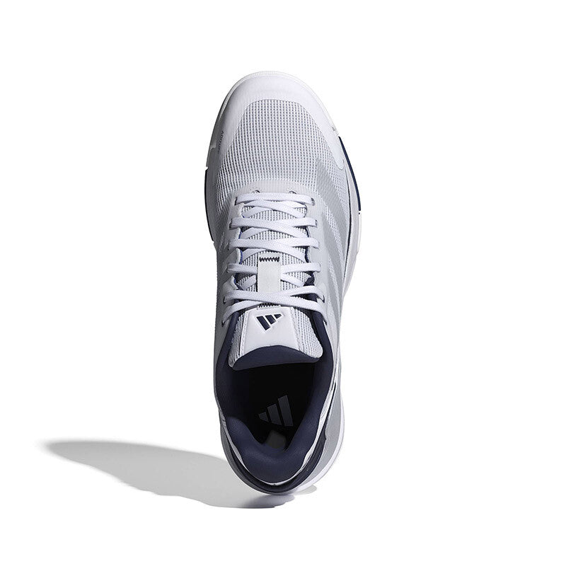 Adidas Crazyquick Men Padel Shoes LS | White & Silver & Blue