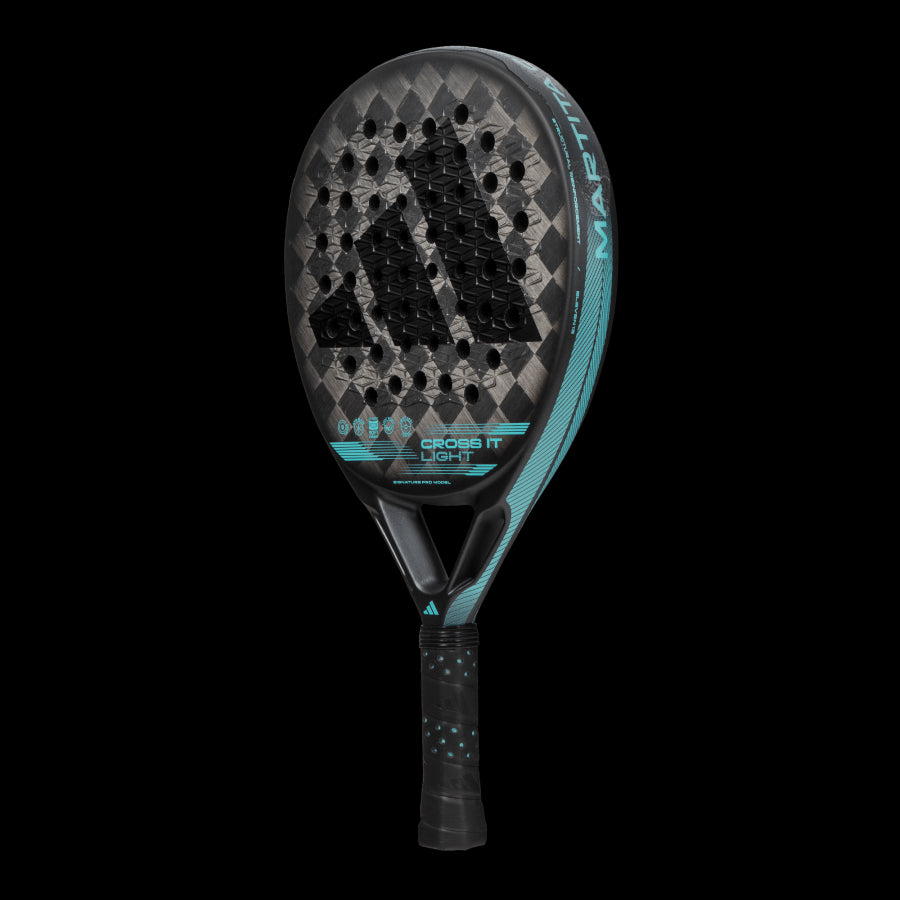 Adidas Padel Racket Cross It Light Black Pulse Aqua - Marta Ortega