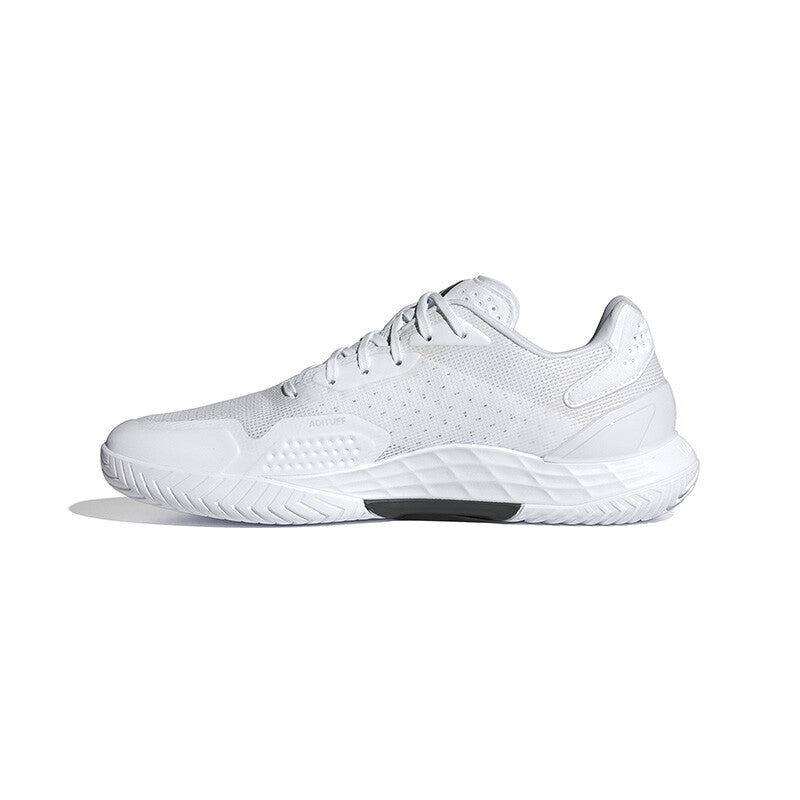 Adidas Defiant Speed 2 Men Padel Shoes | White & Black & Grey