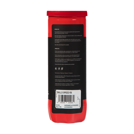 Adidas Padel Balls Speed RX - 3 Ball Can