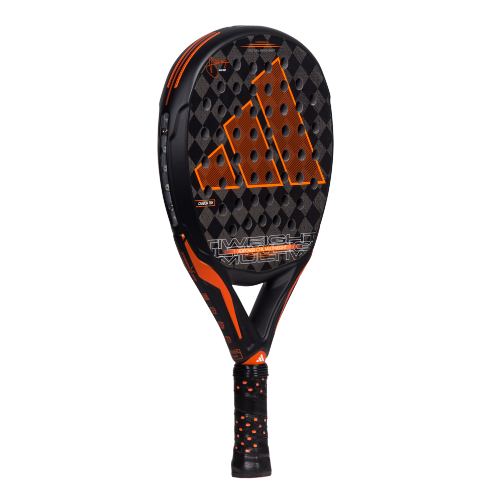 Adidas Padel Racket Adipower Multiweight CTRL 3.3 Black Orange - Adjustable Weight for Personalized Performance