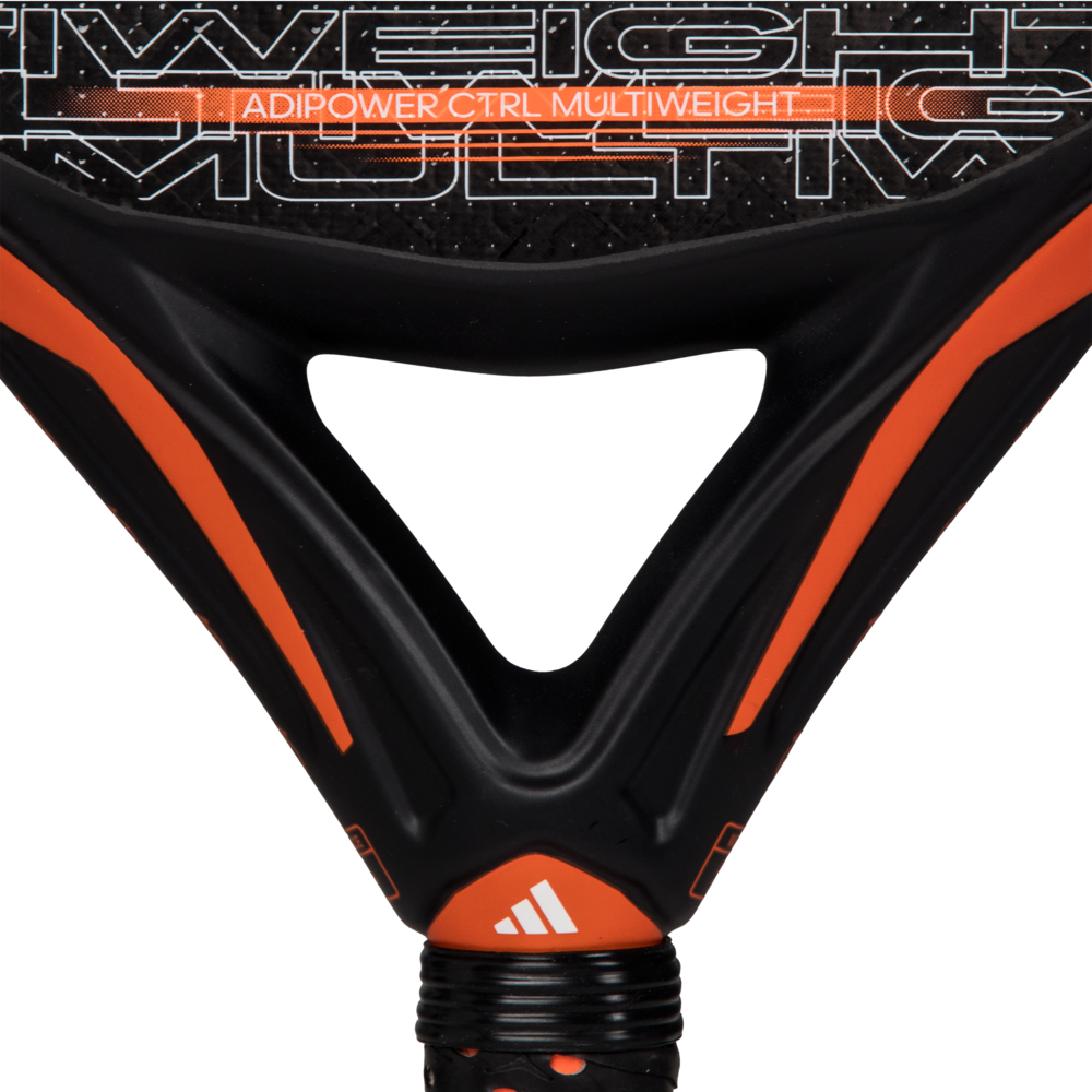 Adidas Padel Racket Adipower Multiweight CTRL 3.3 Black Orange - Adjustable Weight for Personalized Performance