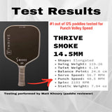 Thrive Pickleball Pala de Pickleball SMOKE | SERIE POWER