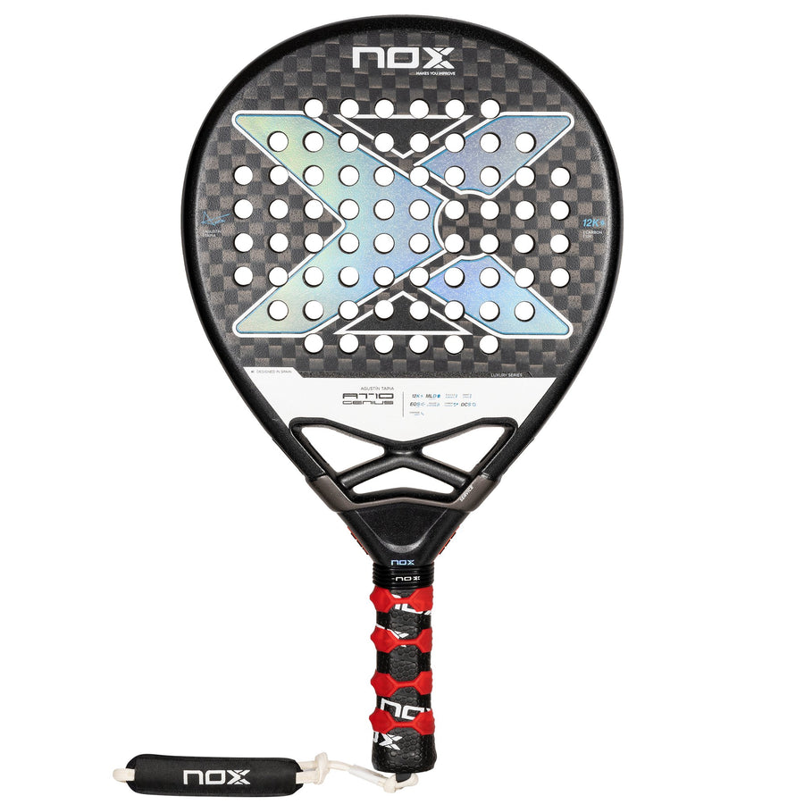 Agustin Tapia Nox Padel Racket At 10 Luxury Genius 12k 2024 Custom grip