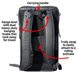 Mochila de remo Oktō Pro Elite | Negro y azul