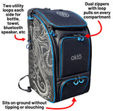 Mochila de remo Oktō Pro Elite | Negro y azul