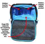Mochila de remo Oktō Pro Elite | Negro y azul