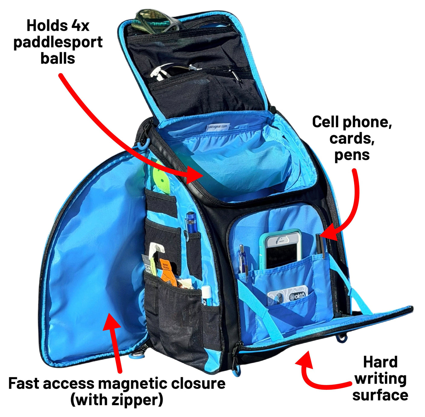 Oktō Rec Lite Paddle Sports Backpack | White & Pink