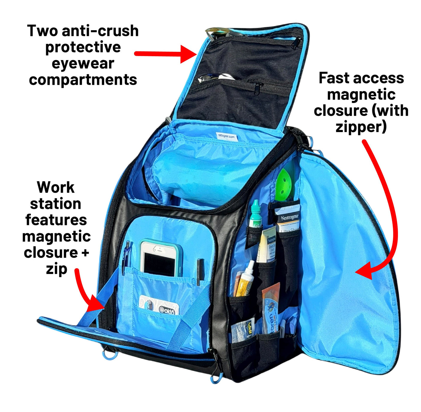 Oktō Rec Lite Paddle Sports Backpack | White & Pink