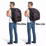 Oktō Pro Elite Paddle Sports Backpack | Black & Pink