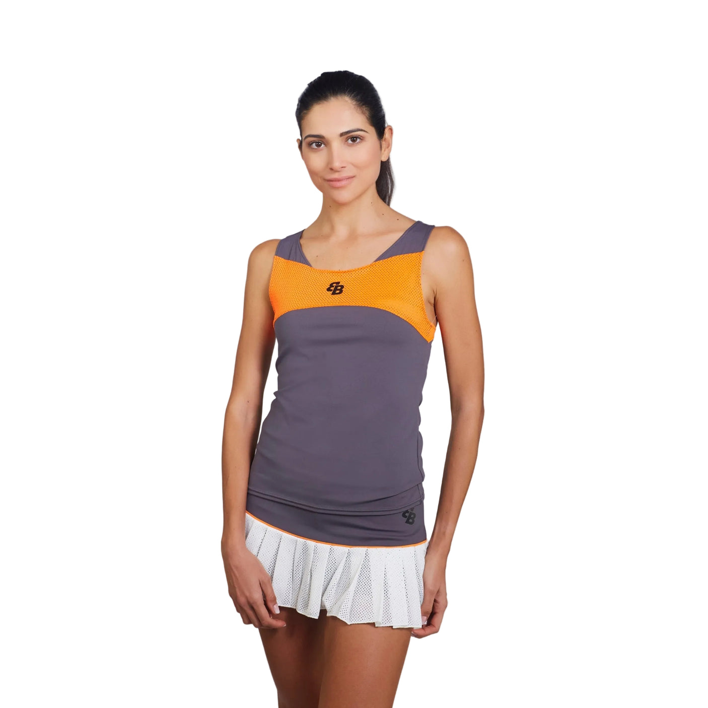 Top Hera gris oscuro