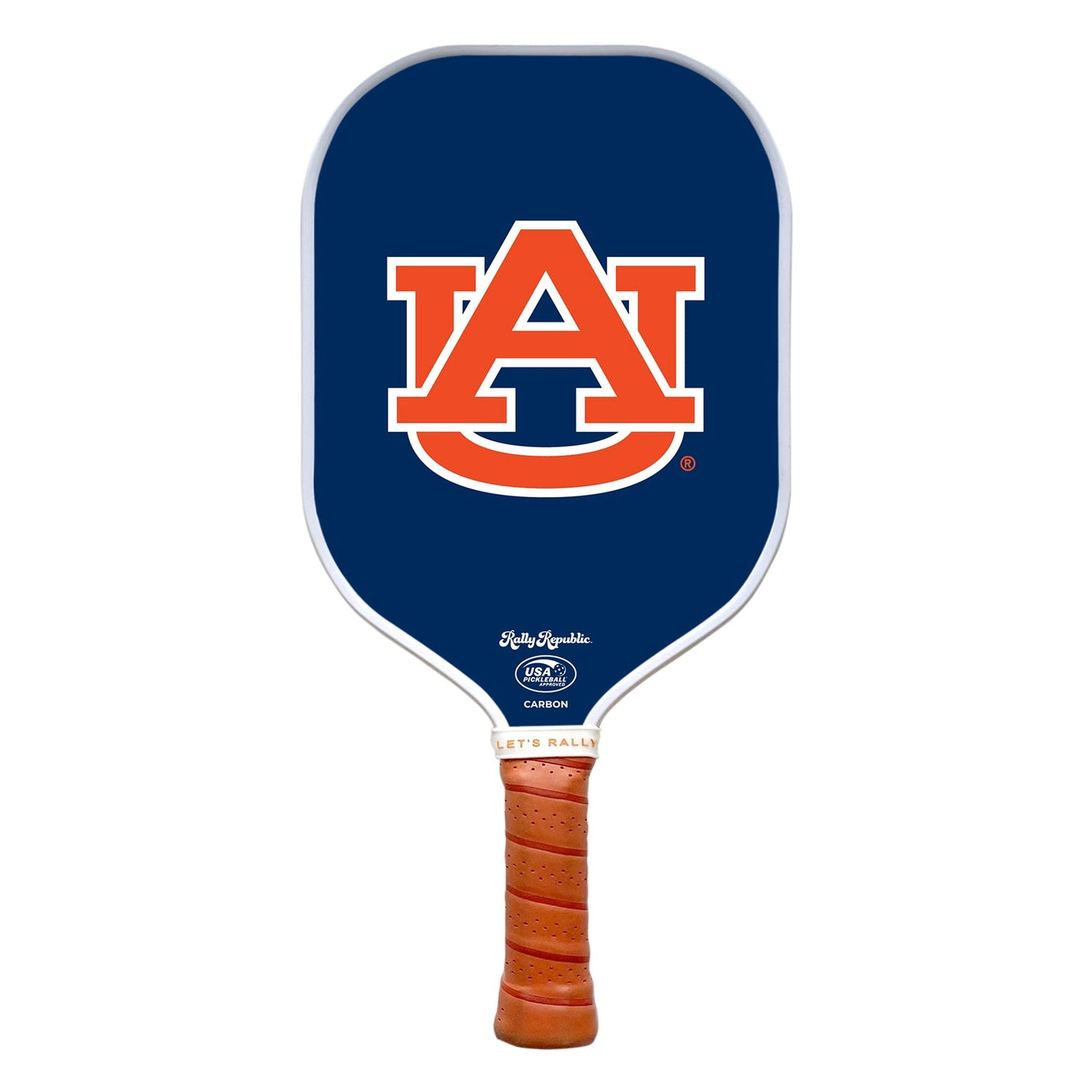 Rally Republic PIckleball Paddle - Auburn Tigers Blue AU Logo