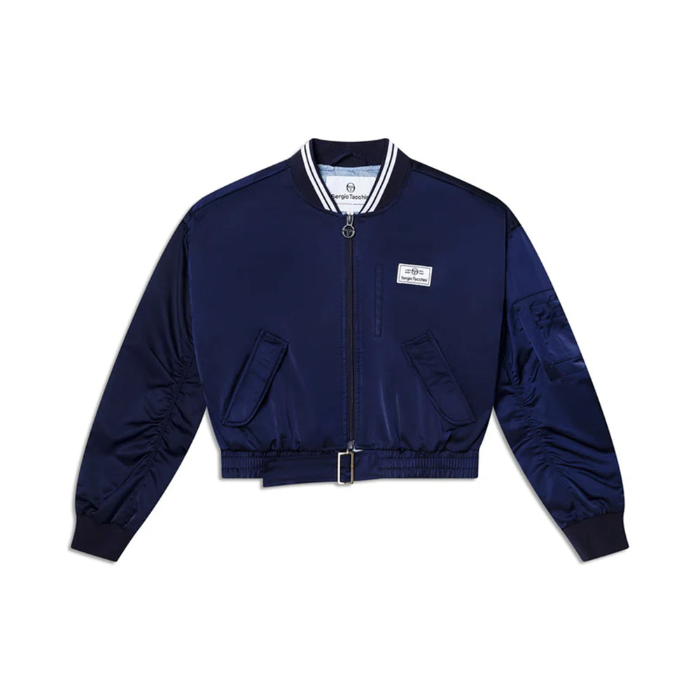 Sergio Tacchini Women's Piano Bomber Jacket | Maritime Blue