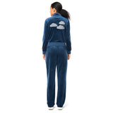 Sergio Tacchini Nuvola Velour Track Pant | Key Largo
