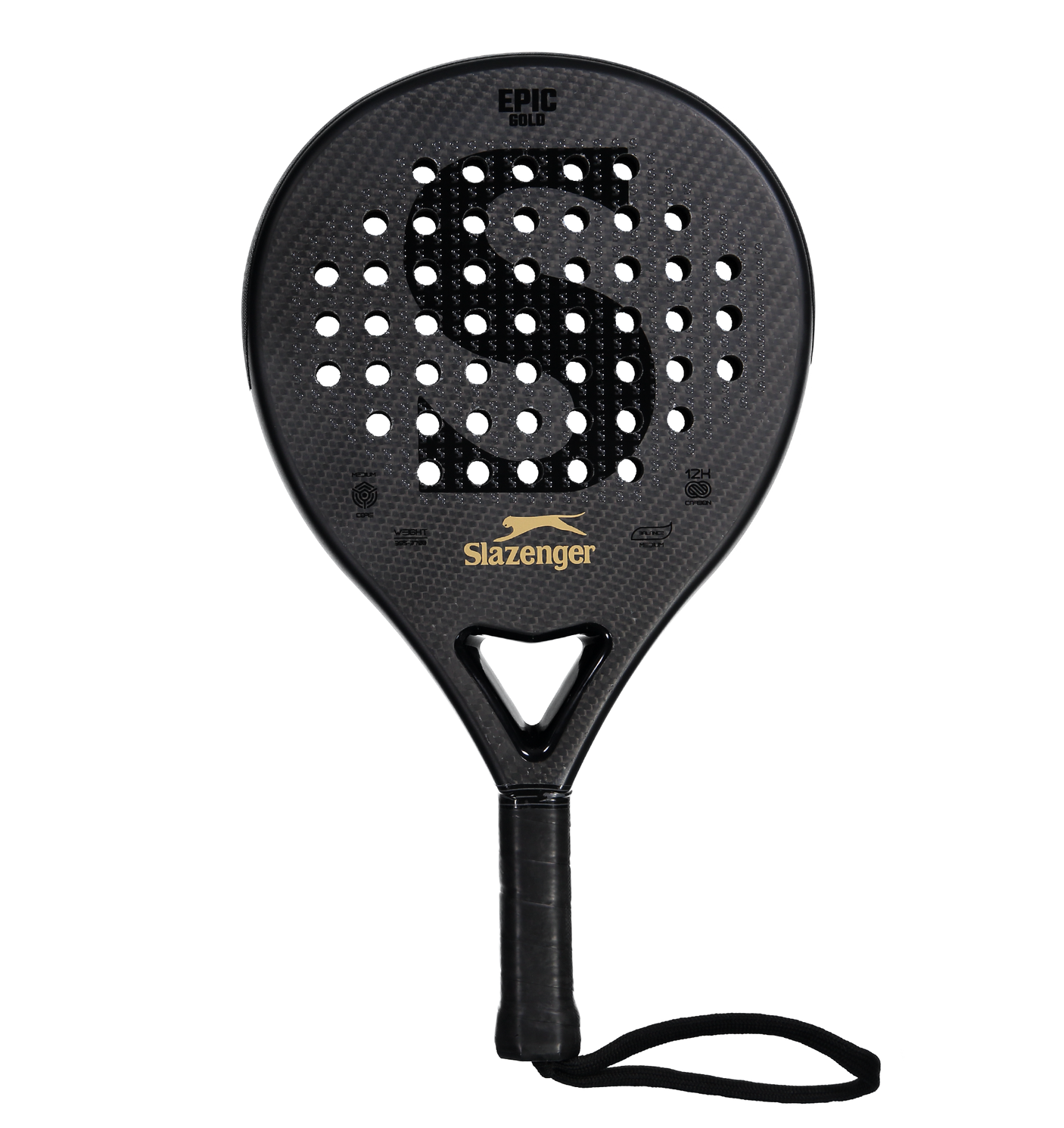 Slazenger Padel Racket Panther Series Epic Gold 12K 2K