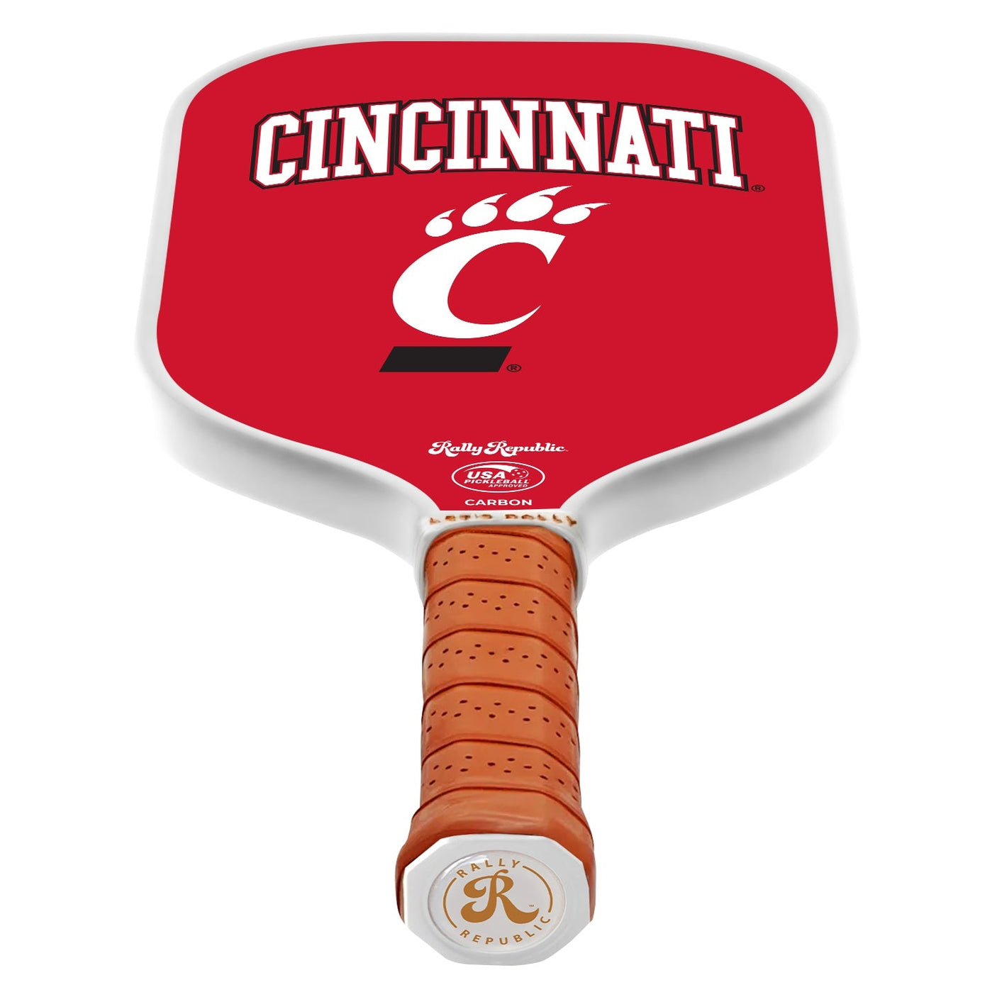 Rally Republic PIckleball Paddle - Cincinnati Bearcats Red Spirit Mark