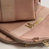 Fenix Sportier “The Addict” Leather Pickleball Bag - Blush/Gold