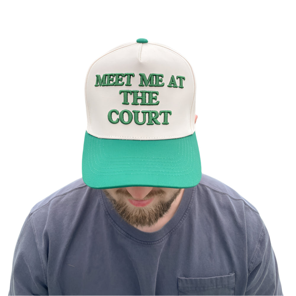 Luxe Pickleball Hat Meet Me At The Court
