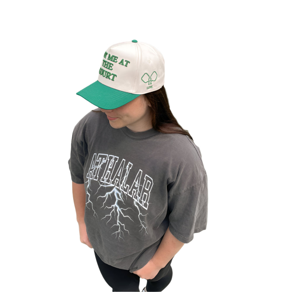 Luxe Pickleball Hat Meet Me At The Court