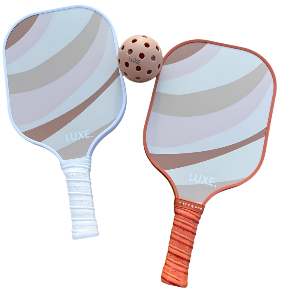 Luxe Pickleball Paddle Pink and Rust