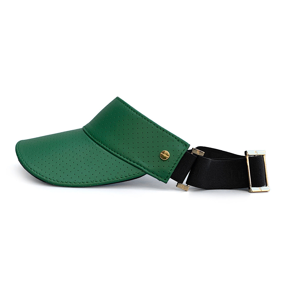 Fenix Sportier The Leather Visor - Court Green/Navy & Gold