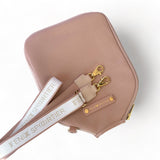 Fenix Sportier “The Addict” Leather Pickleball Bag - Blush/Gold