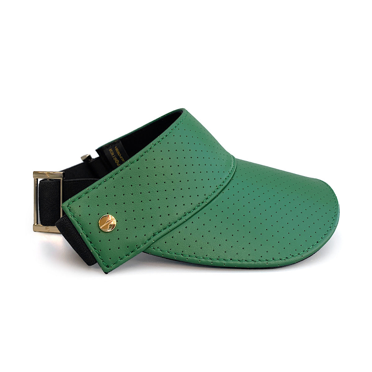 Fenix Sportier The Leather Visor - Court Green/Navy & Gold