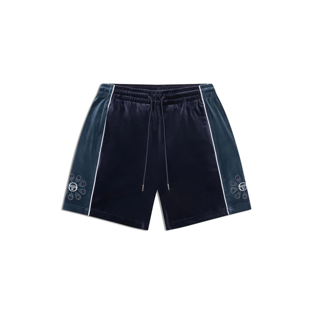 Sergio Tacchini Cresta Velour Short | Azul Marino