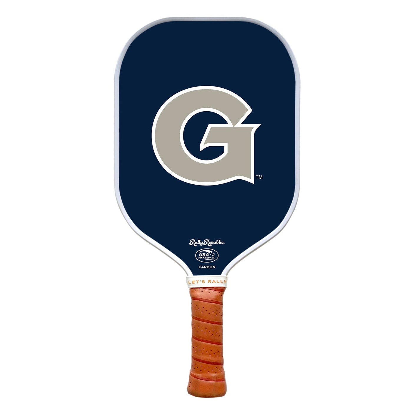 Rally Republic PIckleball Paddle - Georgetown Hoyas Georgetown Blue Primary Mark Gray