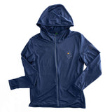 Swinton Pickleball - Navy Zip-Front Sun Hoodie