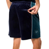 Sergio Tacchini Cresta Velour Short | Azul Marino