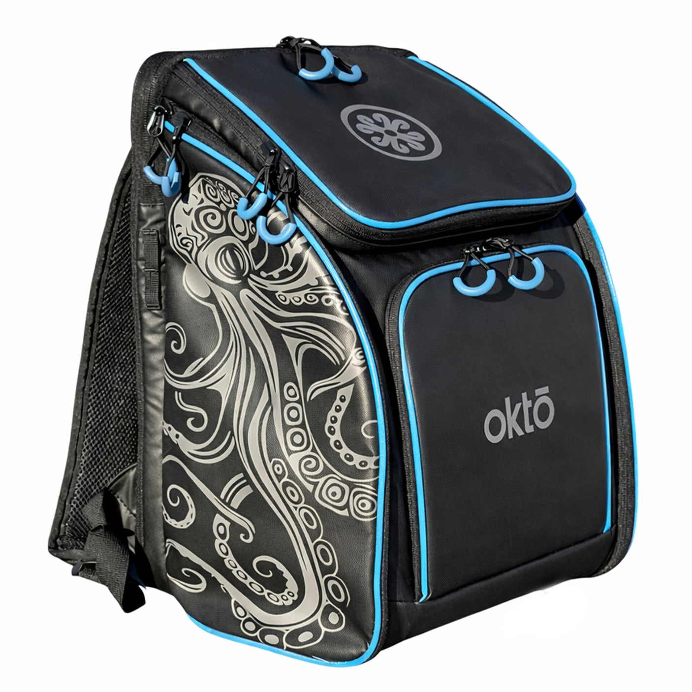 Mochila para deportes de remo Oktō Rec Lite | Negro y azul