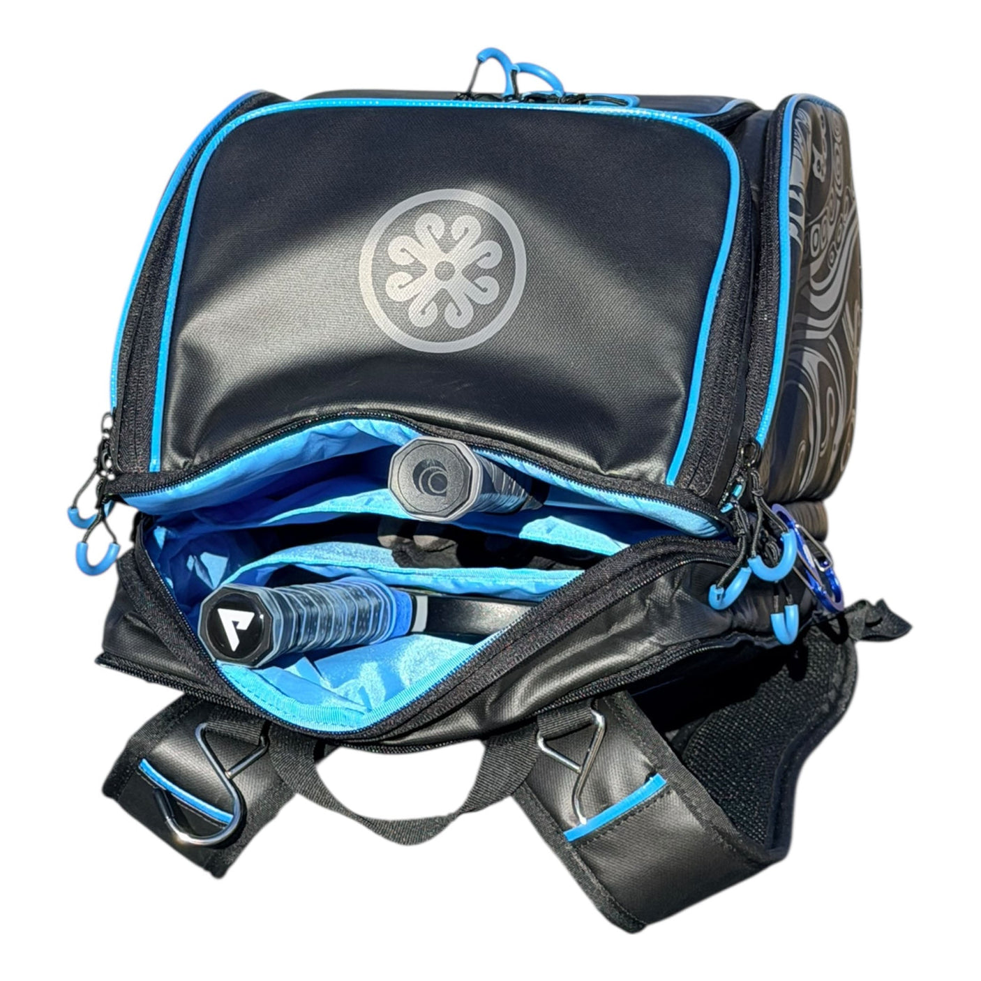 Mochila para deportes de remo Oktō Rec Lite | Negro y azul