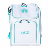 Mochila para deportes de remo Oktō Rec Lite | Blanco y turquesa