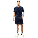 Sergio Tacchini Cresta Velour Short | Azul Marino