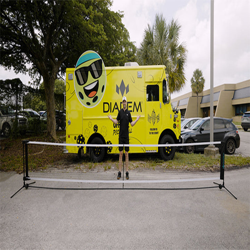 Diadem Rollout Pickleball Net
