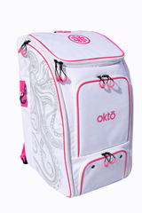 Oktō Pro Elite Paddle Sports Backpack | White & Pink