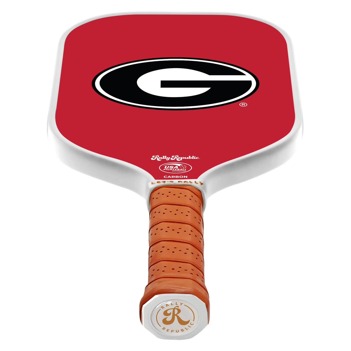 Rally Republic PIckleball Paddle - Georgia Bulldogs Red Athletic Primary Mark