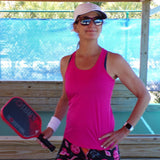 Camiseta de tirantes Picckleball Bella Racerback Rosa