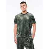 Camisa Obliquo Velour de Sergio Tacchini | Verde Agave