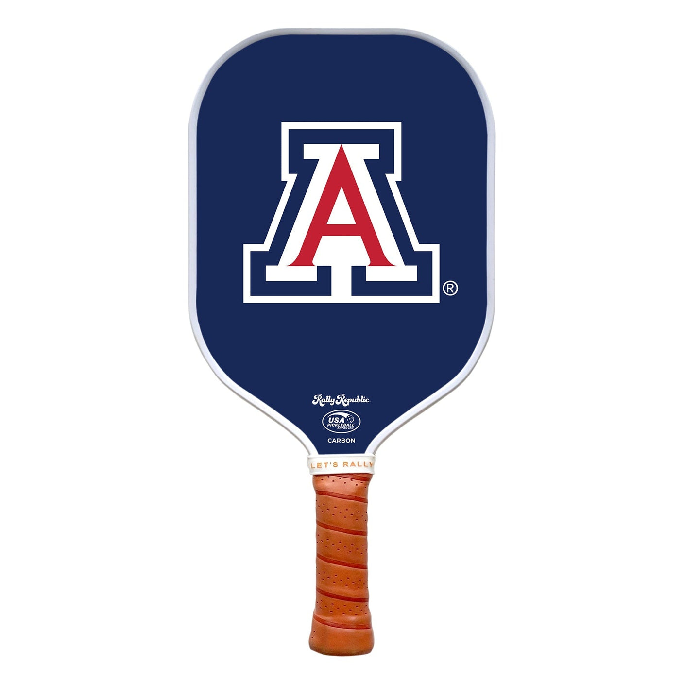 Rally Republic PIckleball Paddle - Arizona Wildcats Blue Primary Mark