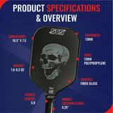 Salted City Sports Pickleball Paddle Nightmare | Evo-Lite Series