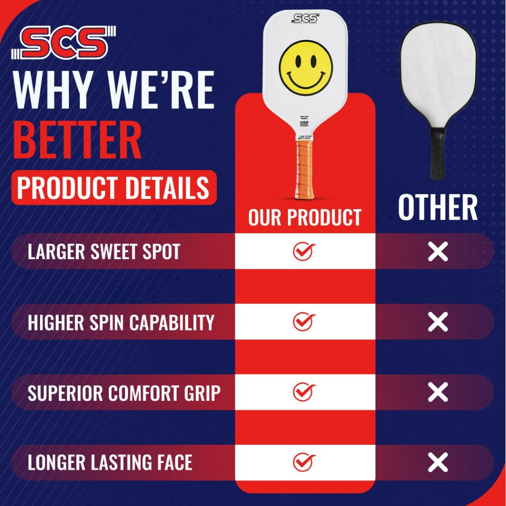 Salted City Sports Pickleball Paddle The Happy Paddle | Evo-Lite Series