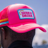 Swinton Pickleball - Dink & Drink Pink Foam Snapback Hat