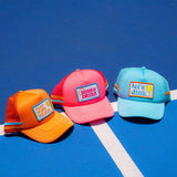 Swinton Pickleball - Dink & Drink Pink Foam Snapback Hat