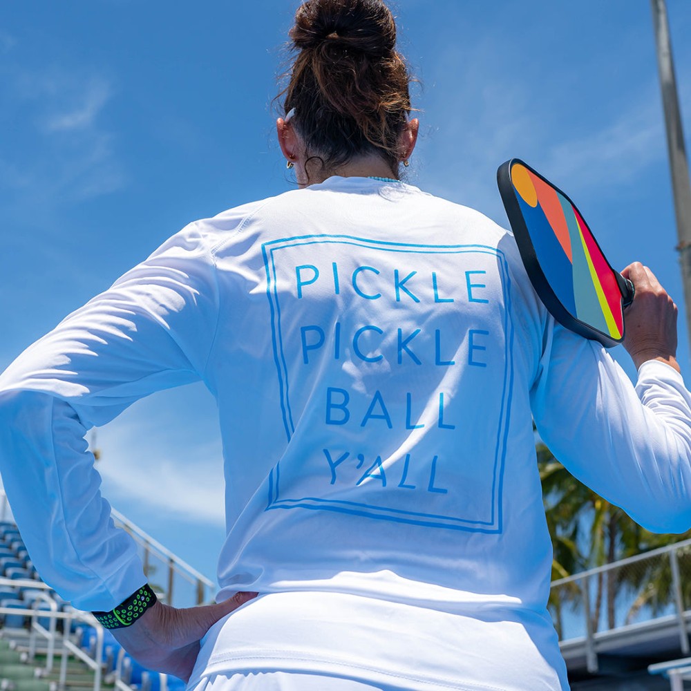 Swinton Pickleball - Pickle Pickle Ball Y'all Long Sleeve Shirt